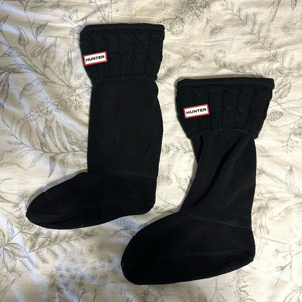 Hunter Black Boot Socks